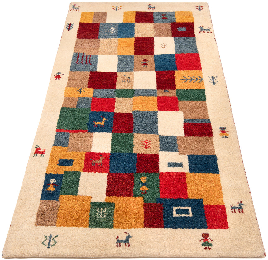 Alfombra persa Gabbeh | 165 x 90 cm