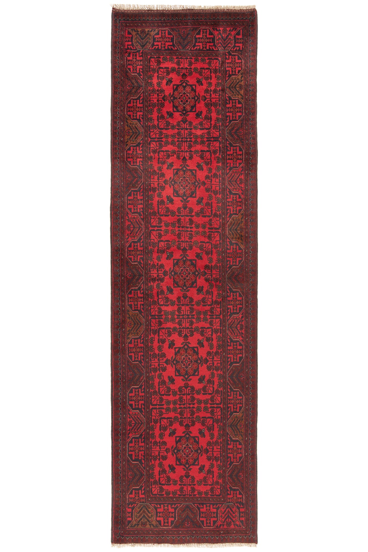 Alfombra afgana Kahlmohammadi | 287 x 77 cm