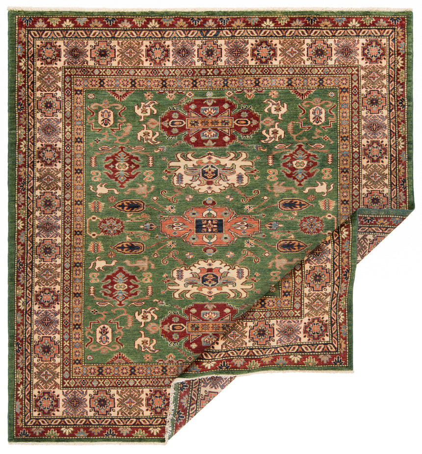 Alfombra fina Kazak | 210 x 200 cm