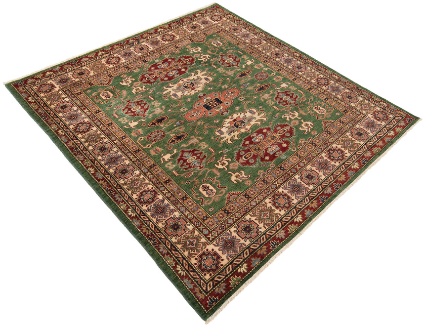 Alfombra fina Kazak | 210 x 200 cm