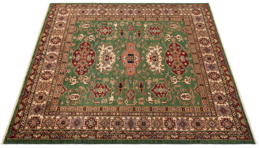 Alfombra fina Kazak | 210 x 200 cm