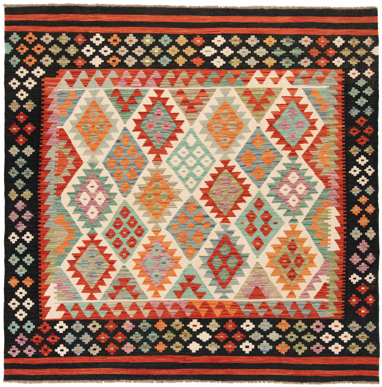 Kilim afgano | 194 x 196 cm