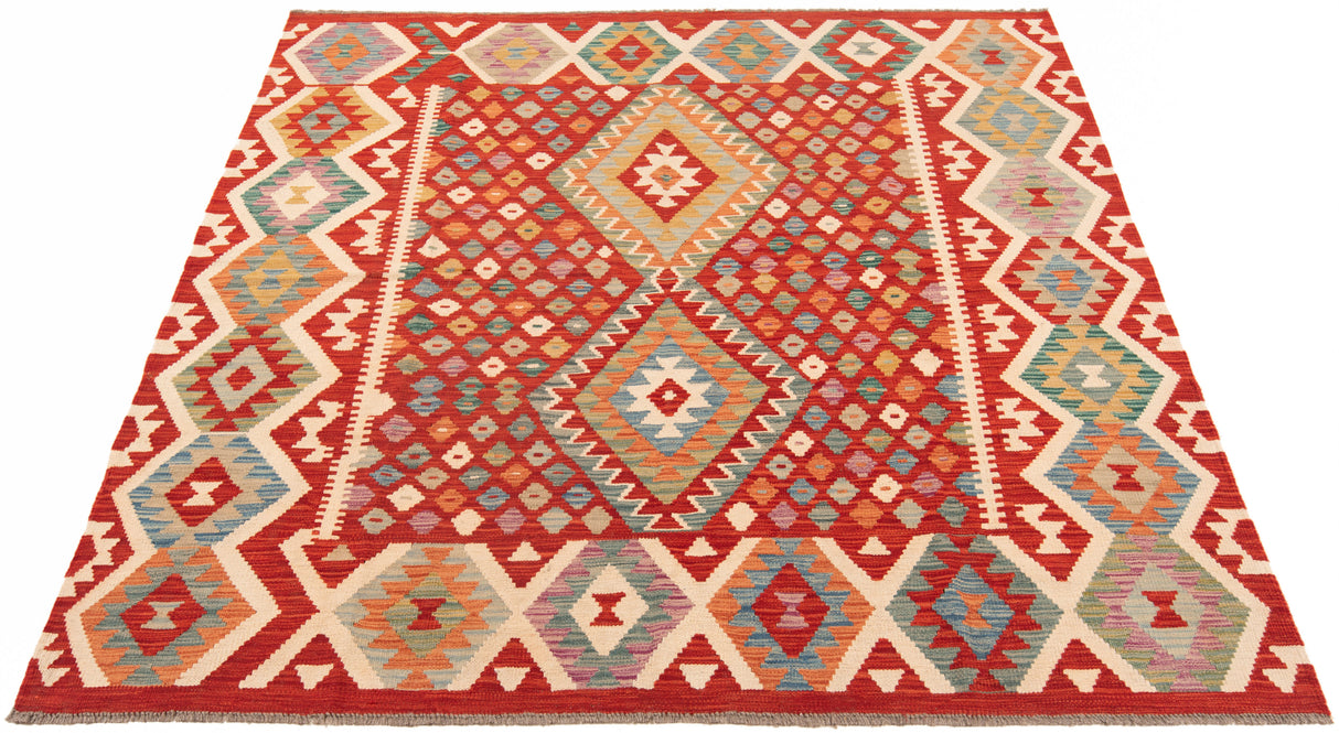 Kilim afgano | 202 x 202 cm