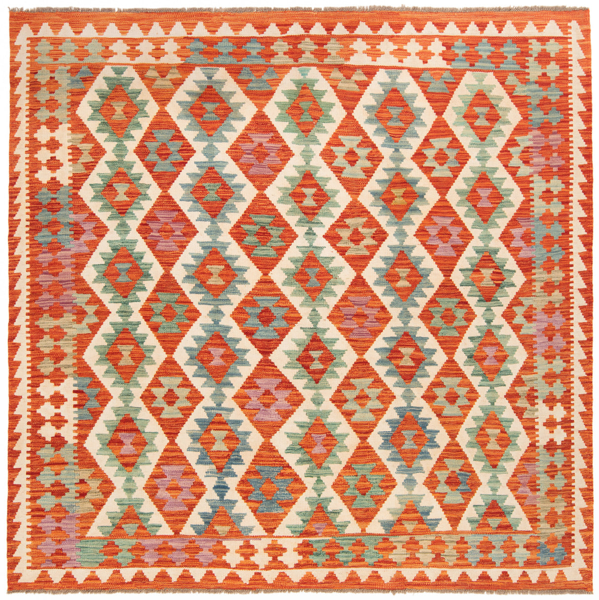 Kilim afegão | 200x200cm