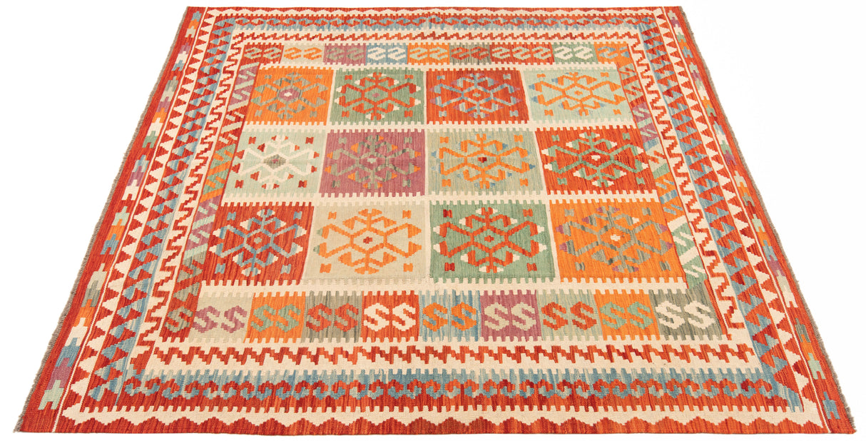 Kilim afgano | 206 x 202 cm