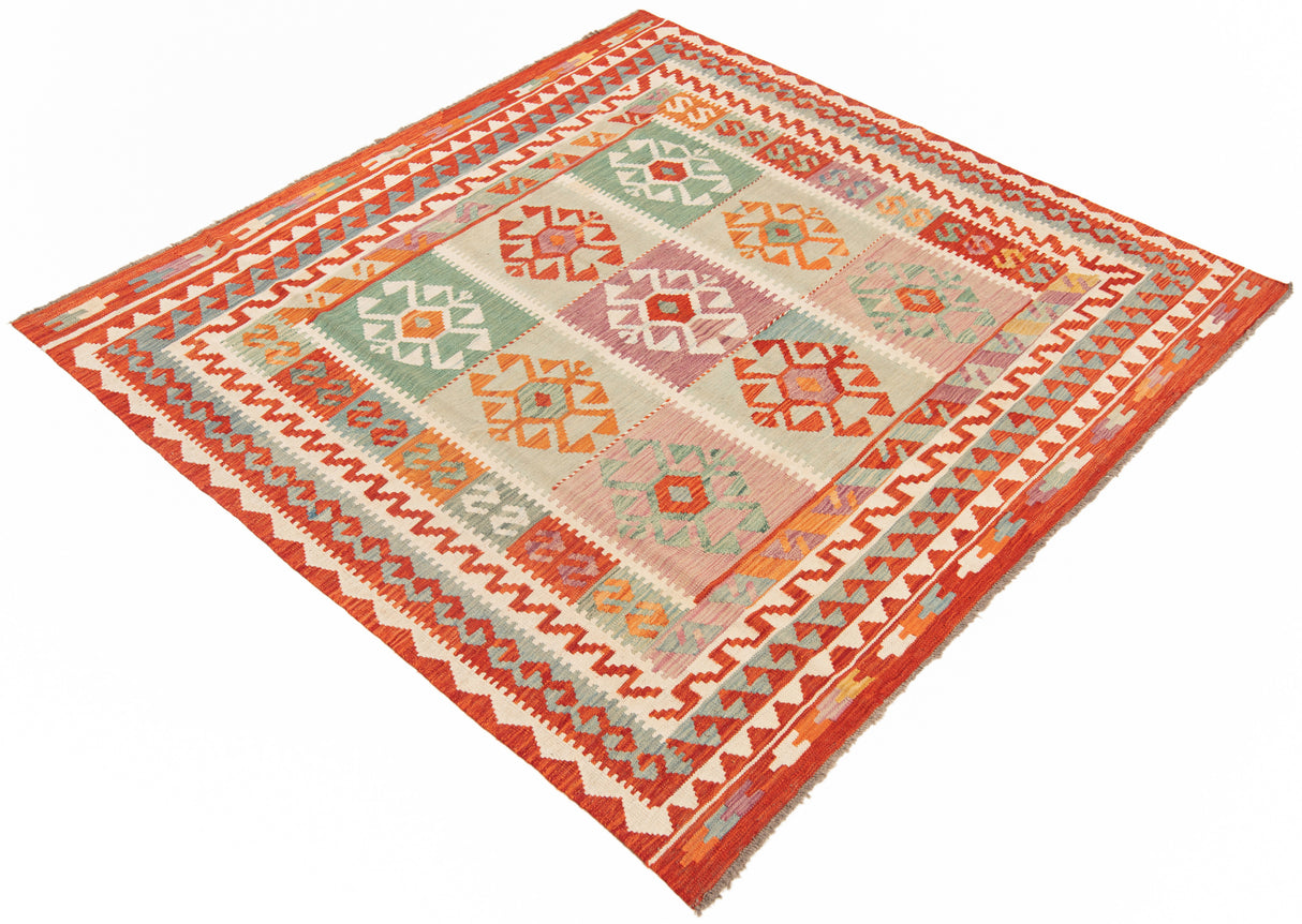 Kilim afegão | 203x205cm