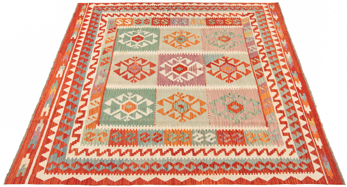 Kilim afgano | 203 x 205 cm