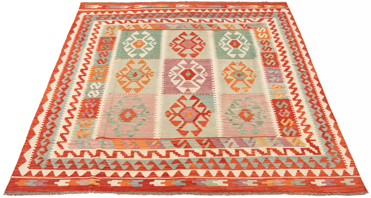 Kilim afgano | 203 x 205 cm