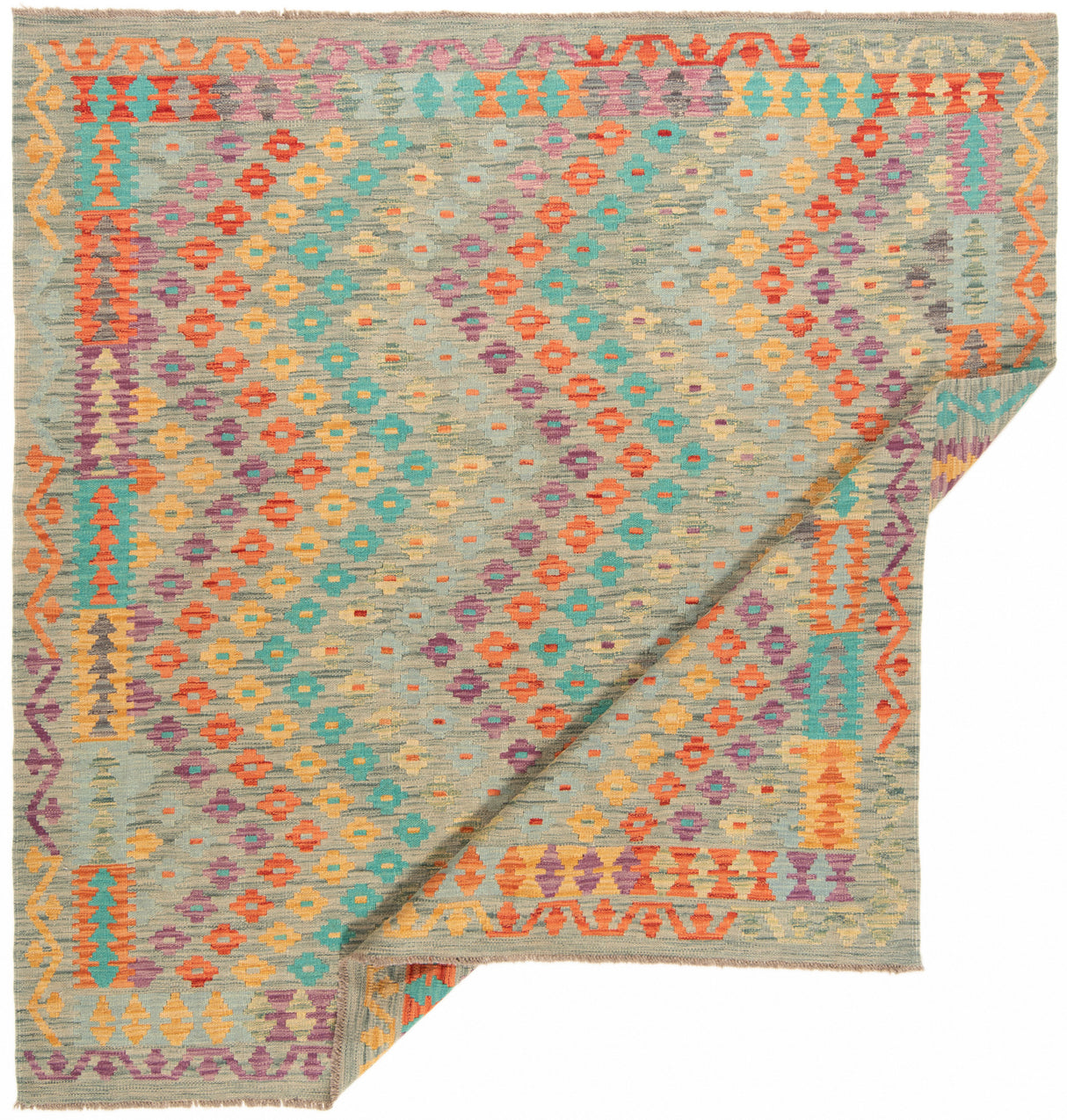 Kilim afgano | 202 x 194 cm