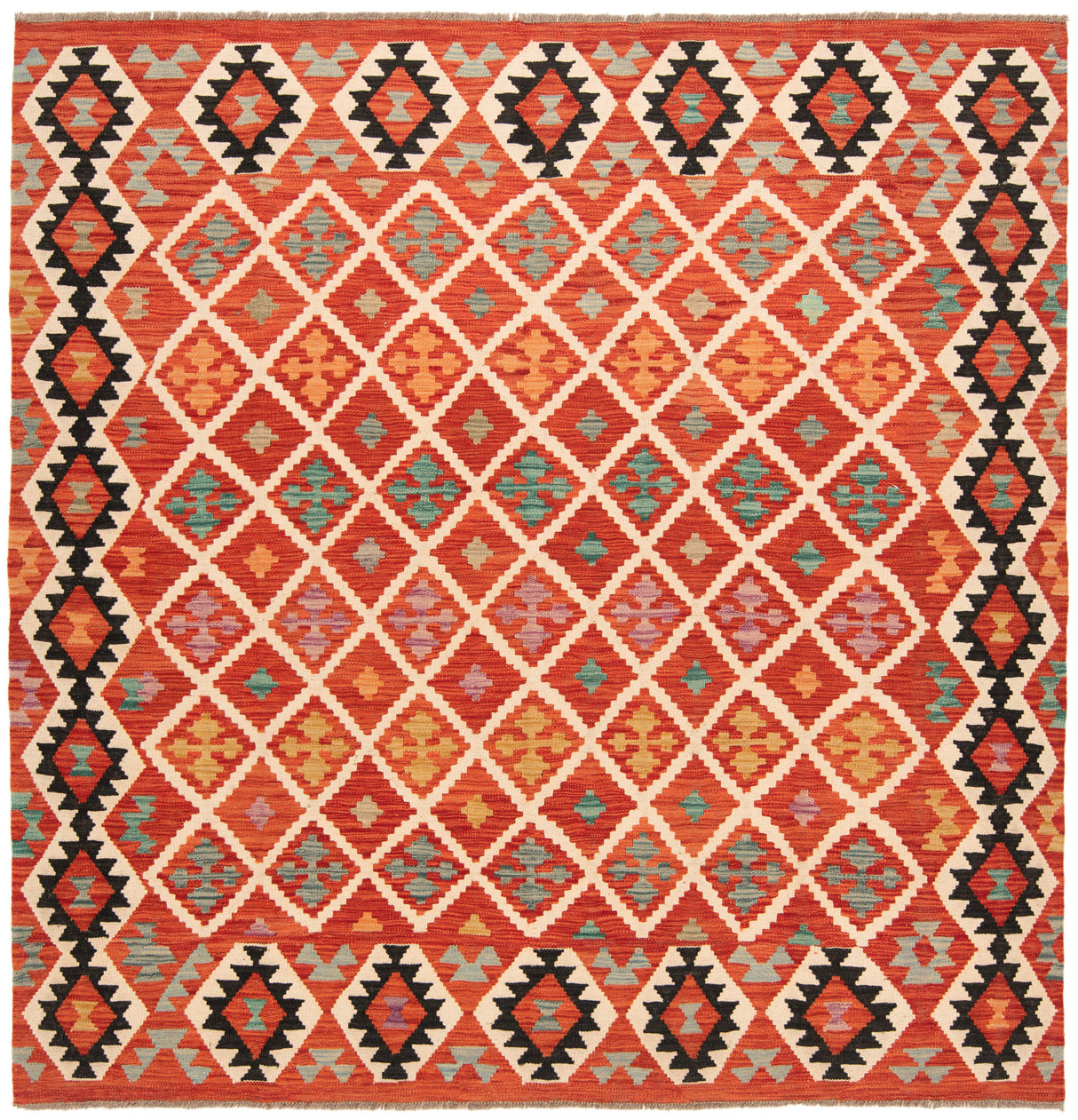 Kilim afgano | 206 x 200 cm