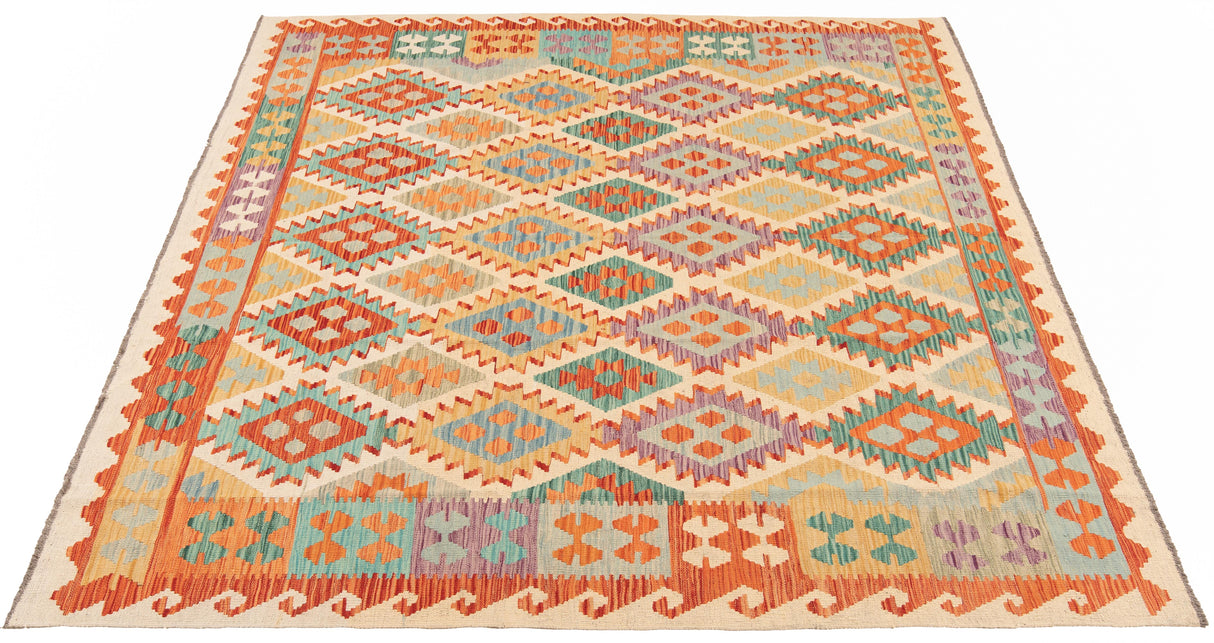 Kilim afegão | 243 x 248 cm