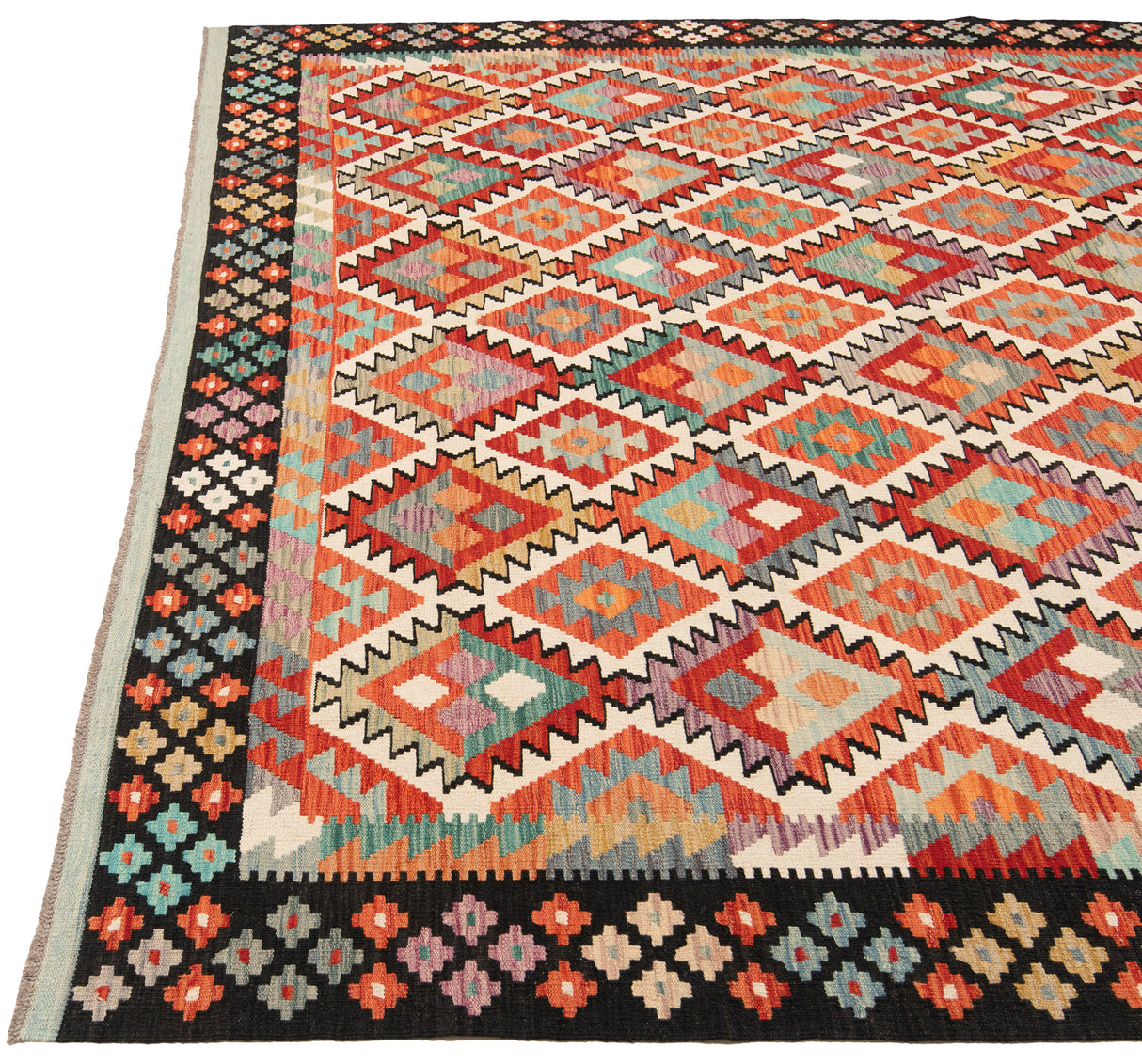 Kilim afegão | 258x256cm