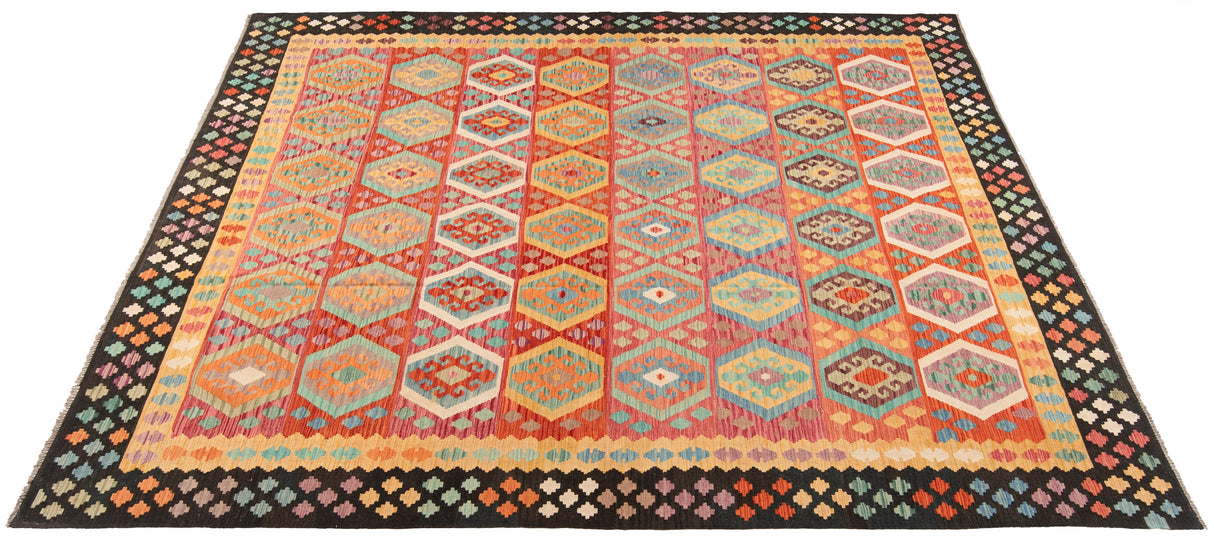 Kilim afegão | 385 x 313 cm