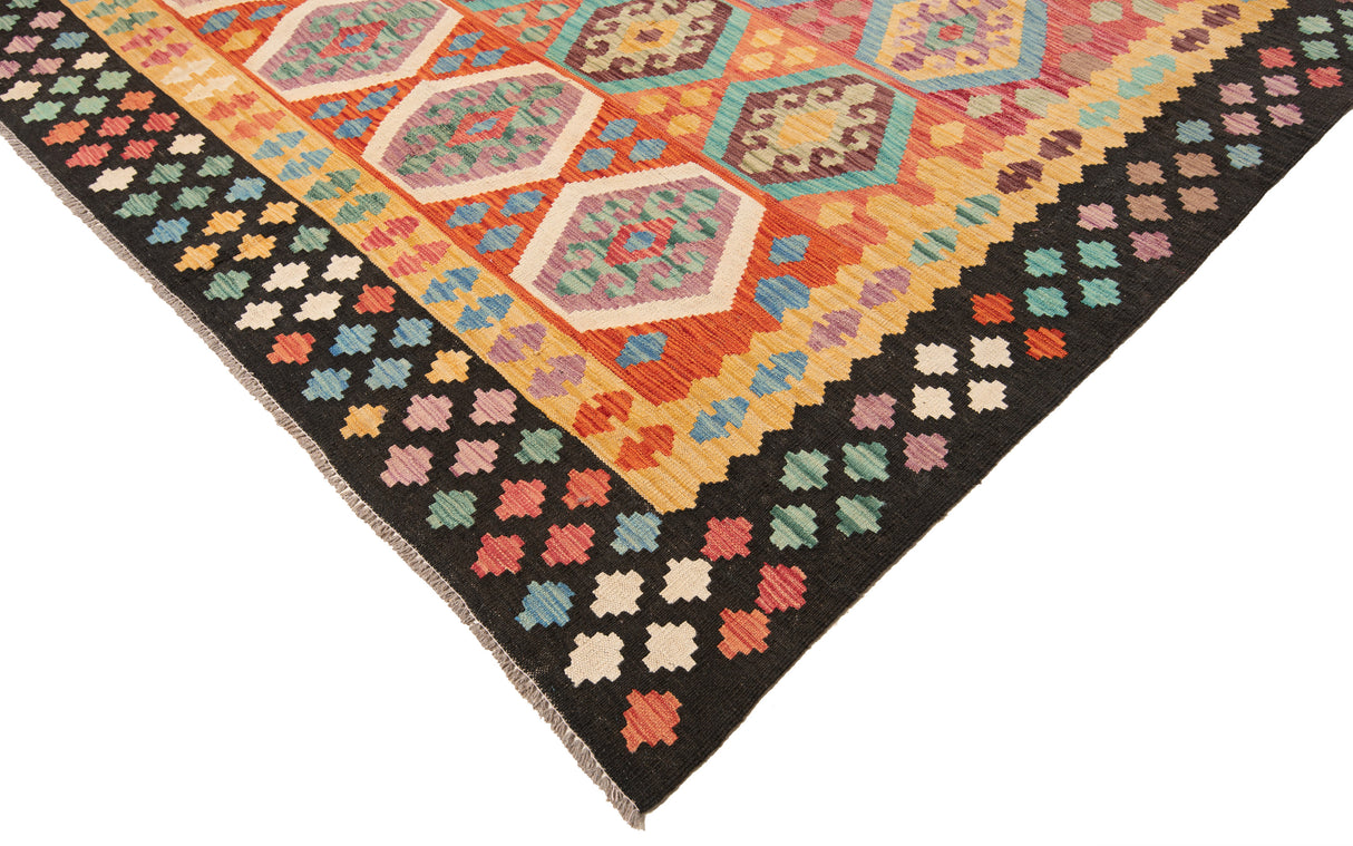 Kilim afegão | 385 x 313 cm