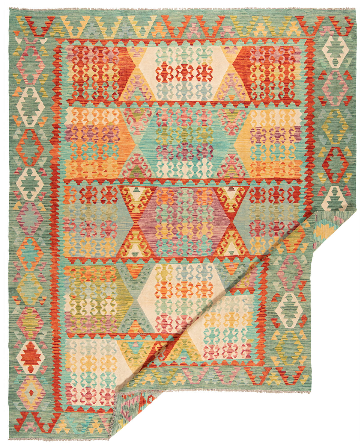 Kilim afgano | 383 x 311 cm