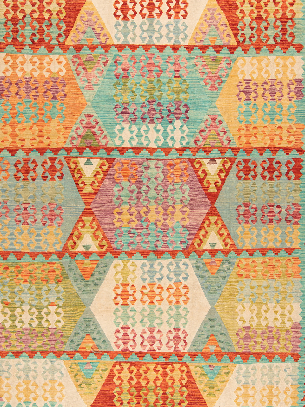 Kilim afgano | 383 x 311 cm