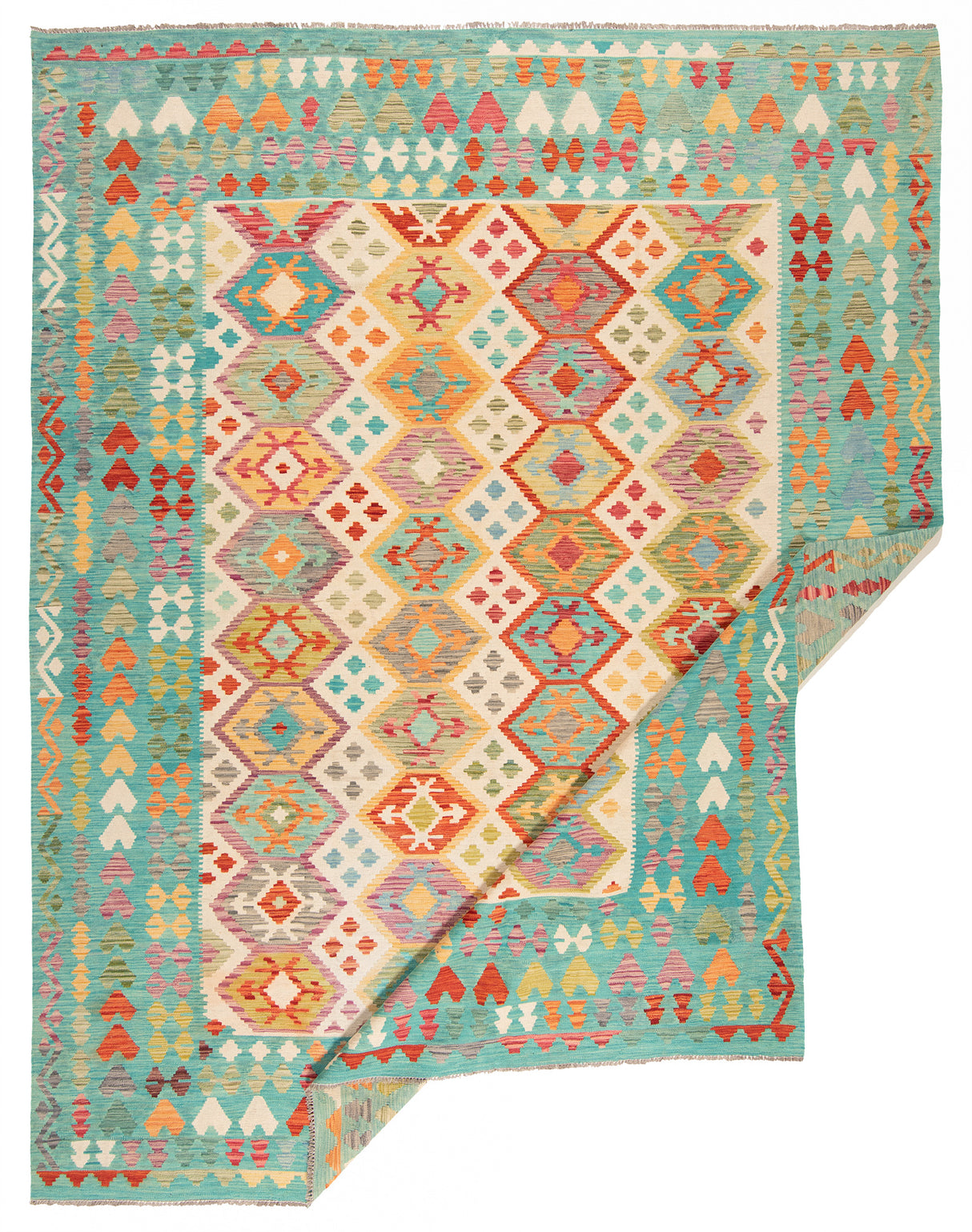 Kilim afgano | 383 x 302 cm