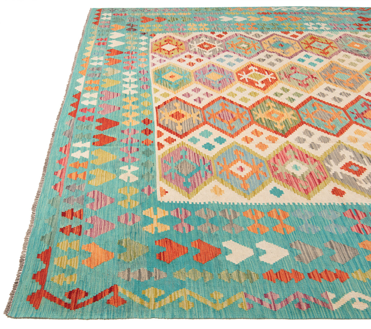 Kilim afgano | 383 x 302 cm