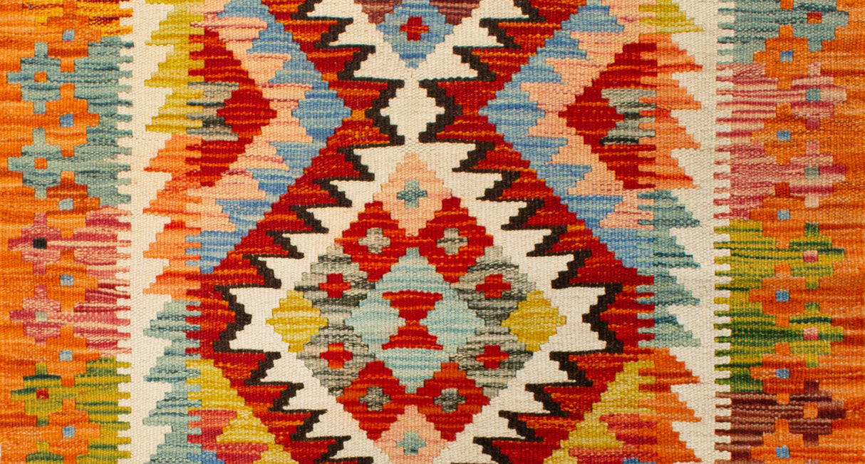 Kilim Afgano | 194 x 67 cm