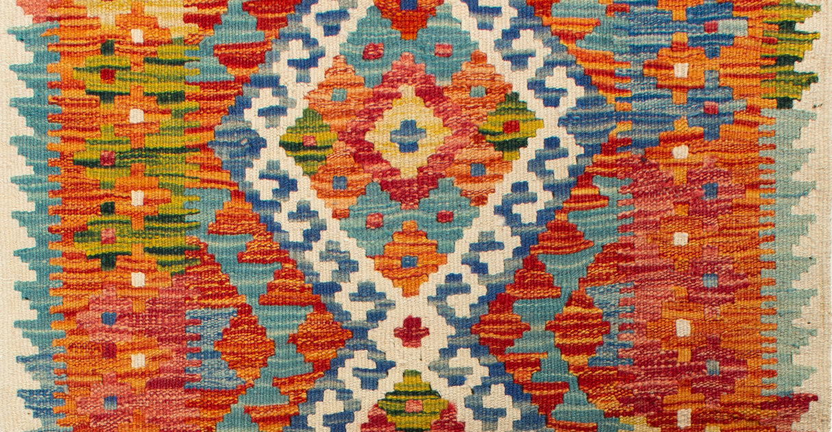 Kilim Afgano | 207 x 64 cm