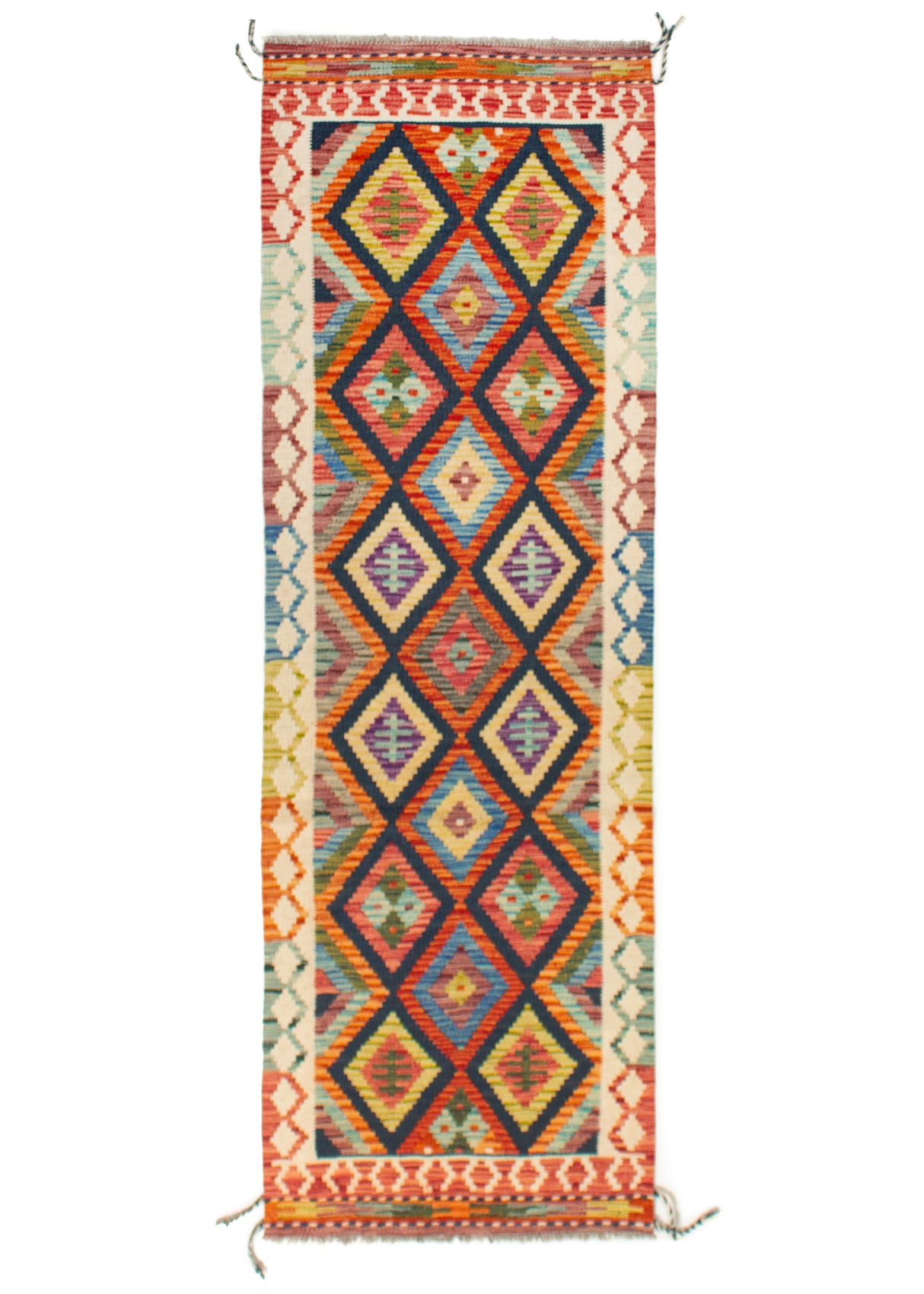 Kilim Afgano | 202 x 61 cm