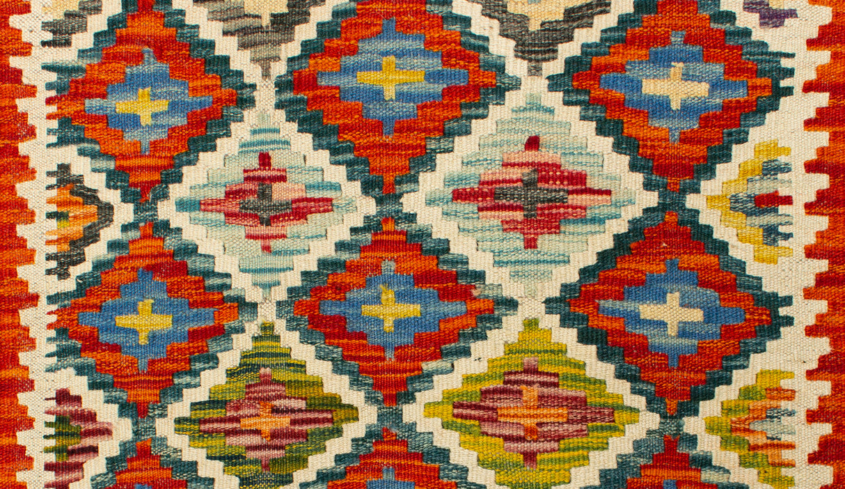 Kilim Afgano | 199 x 65 cm