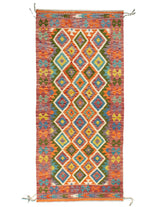 Kilim Afgano | 201 x 84 cm