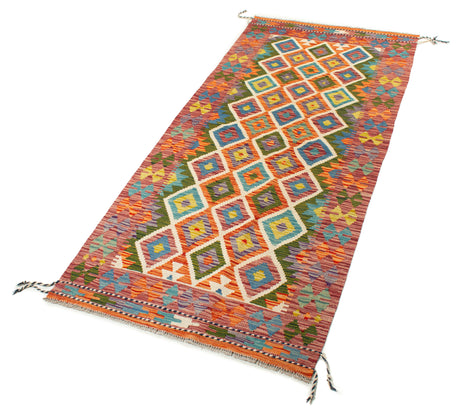 Kilim Afgano | 201 x 84 cm