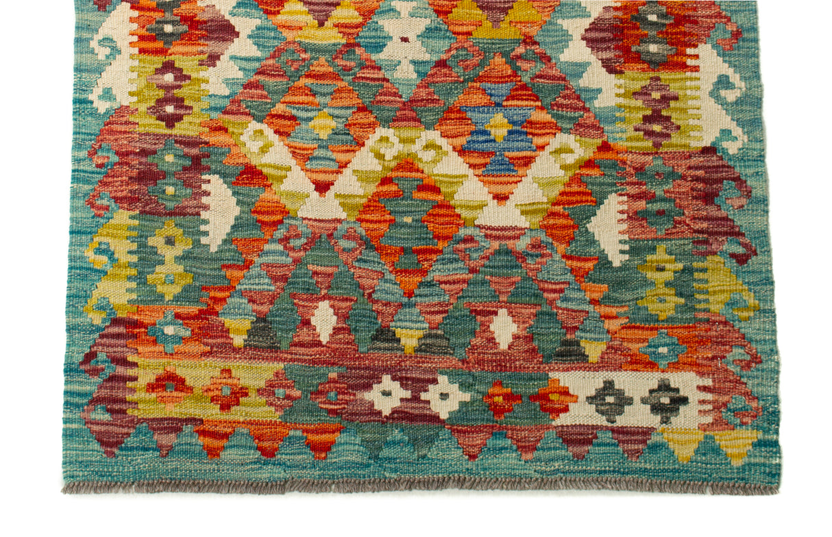 Kilim Afgano | 291 x 79 cm