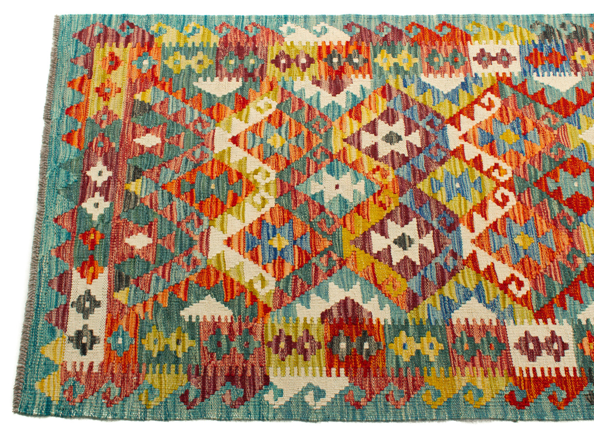 Kilim Afgano | 291 x 79 cm