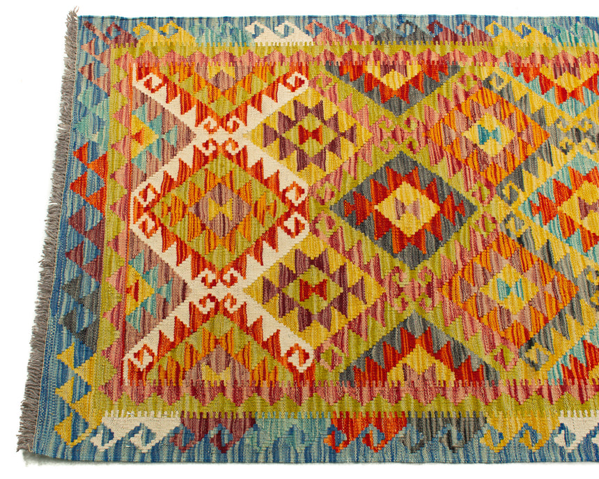 Kilim Afgano | 309 x 81 cm