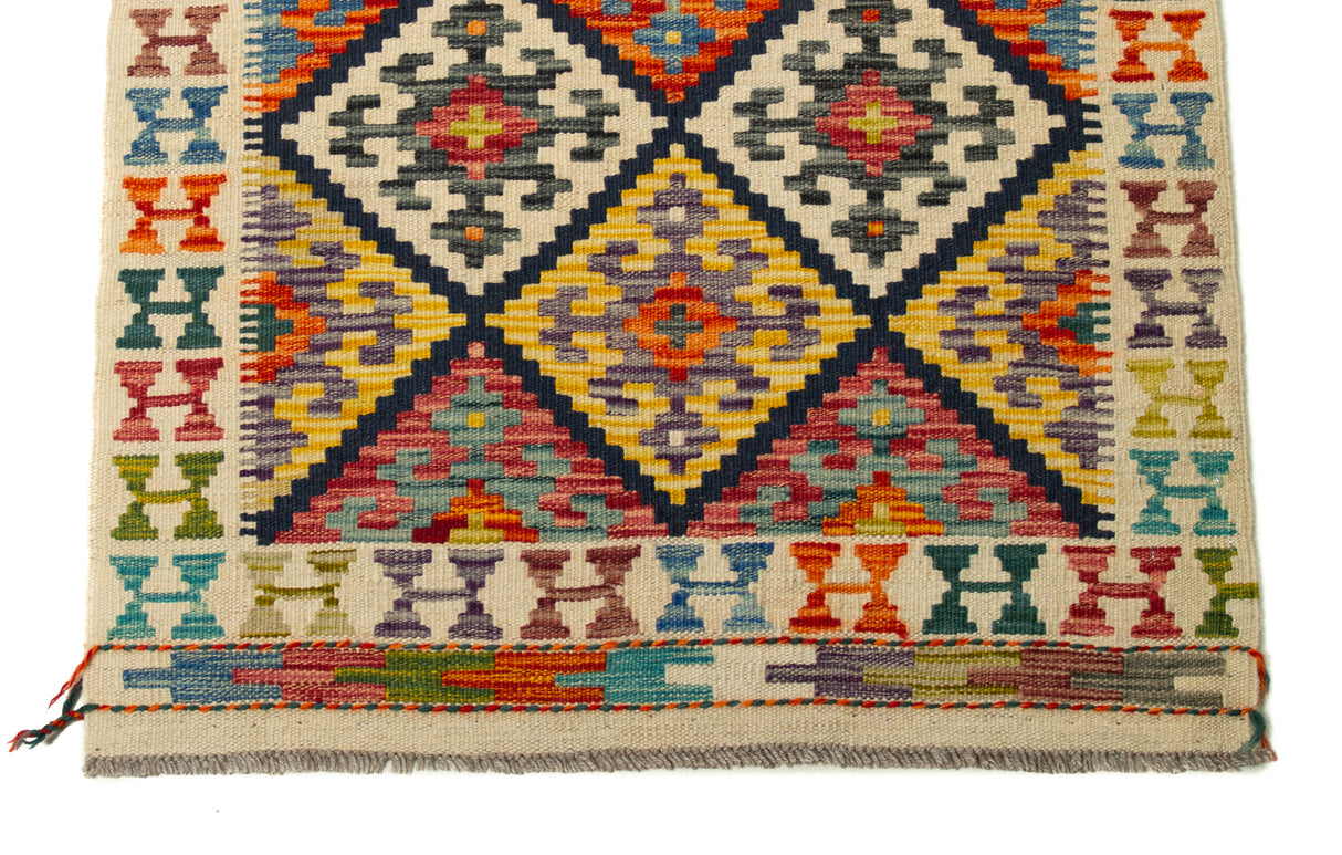 Kilim Afgano | 244 x 81 cm