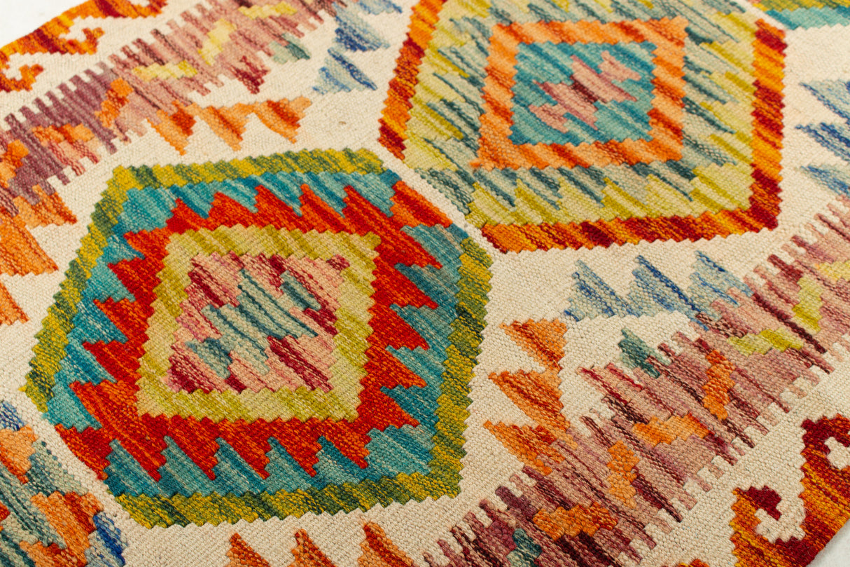 Kilim Afgano | 206 x 65 cm