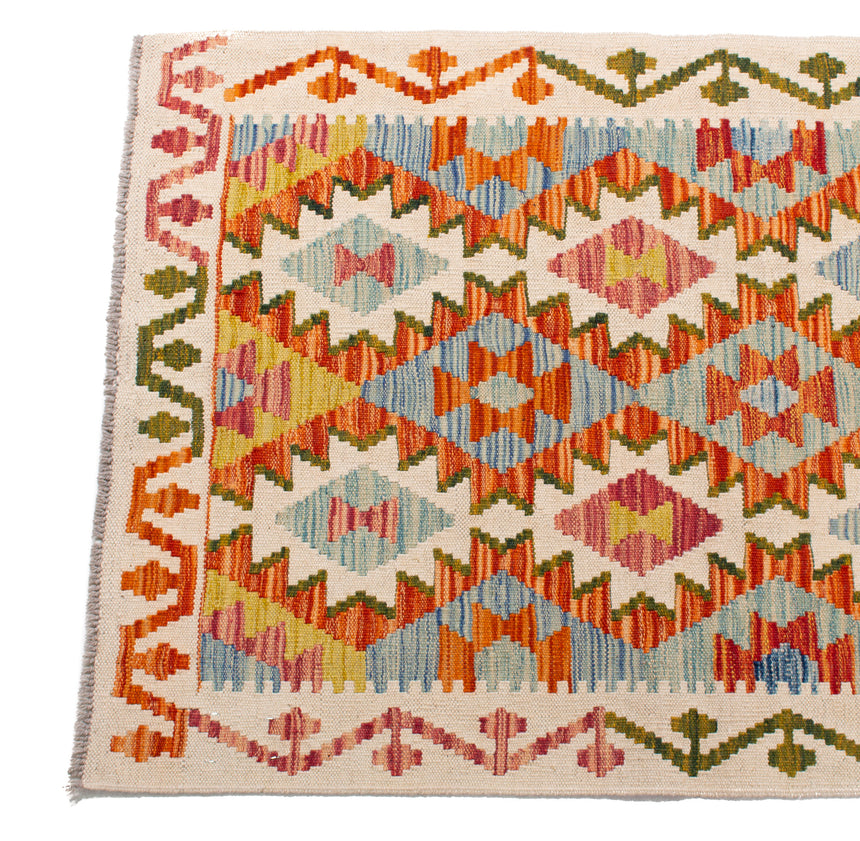 Kilim Afgano | 287 x 80 cm