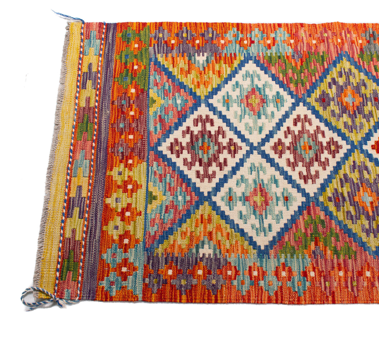 Kilim Afgano | 245 x 84 cm