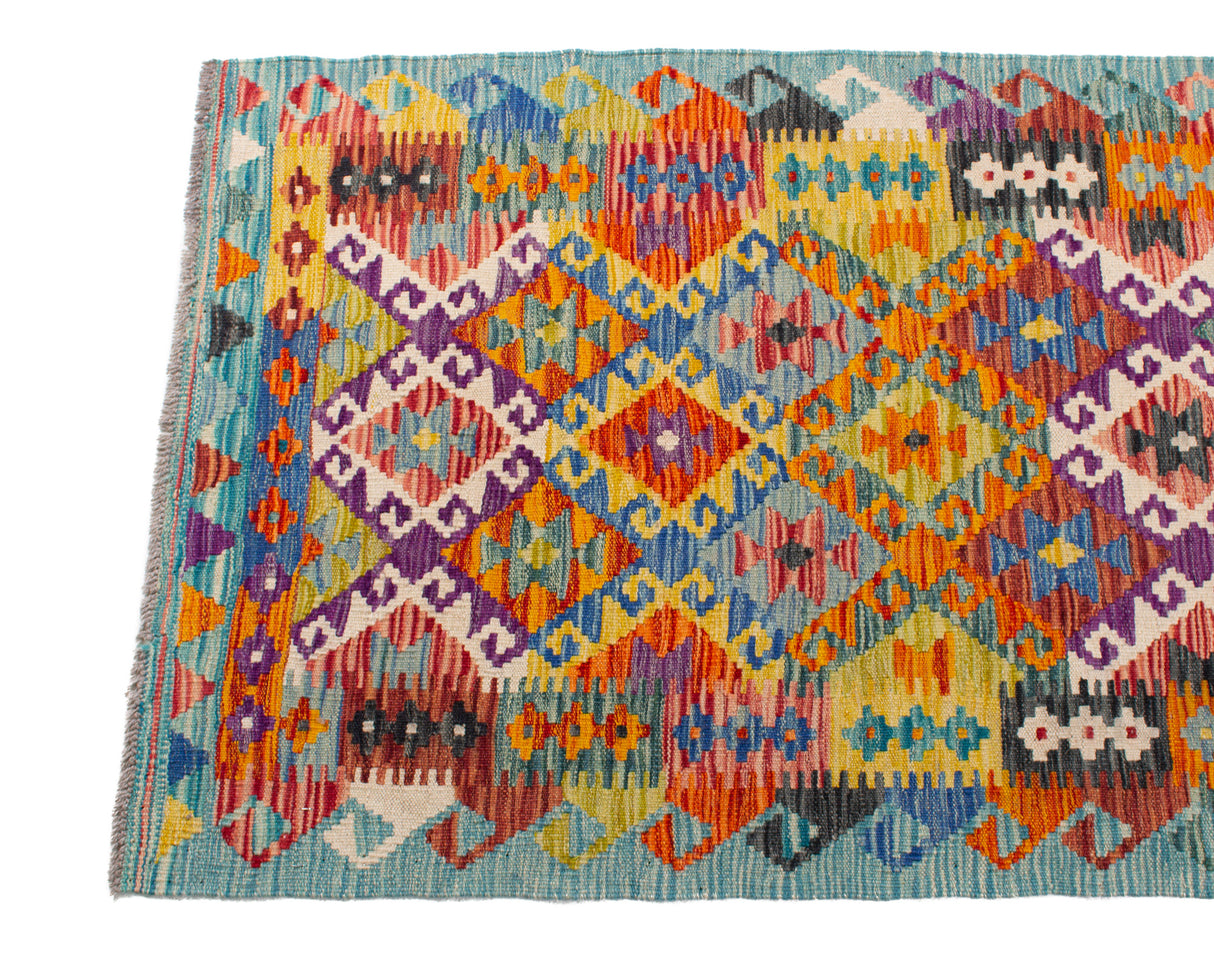 Kilim Afgano | 244 x 80 cm