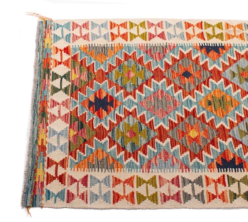 Kilim Afgano | 196 x 81 cm