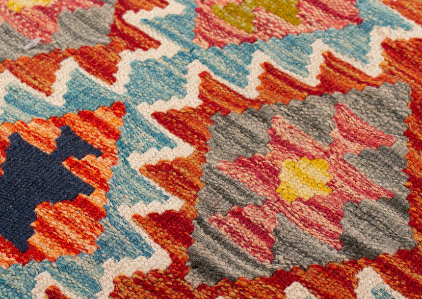 Kilim Afgano | 196 x 81 cm