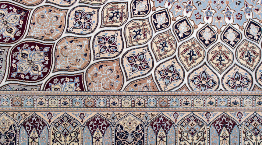 Carpetes persas Nain 6la | 347 x 253 cm