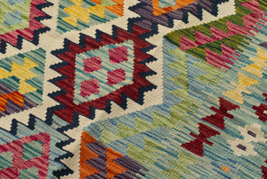 Kilim Afgano | 295 x 253 cm
