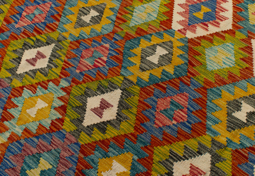 Kilim Afgano | 399 x 312 cm