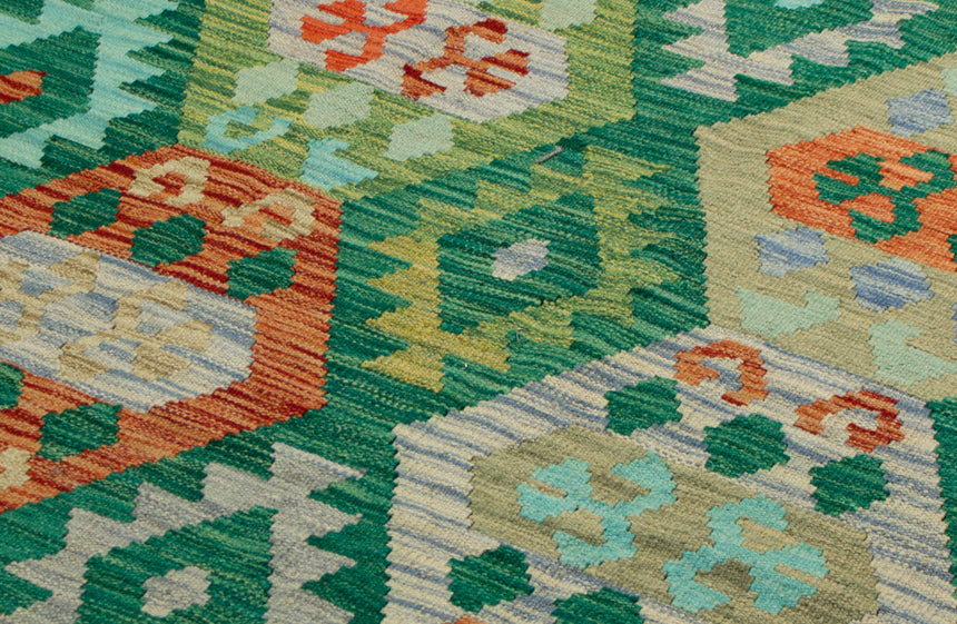 Kilim afegão | 304 x 250 cm 