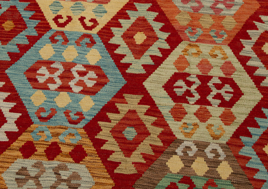 Kilim Afgano | 295 x 253 cm