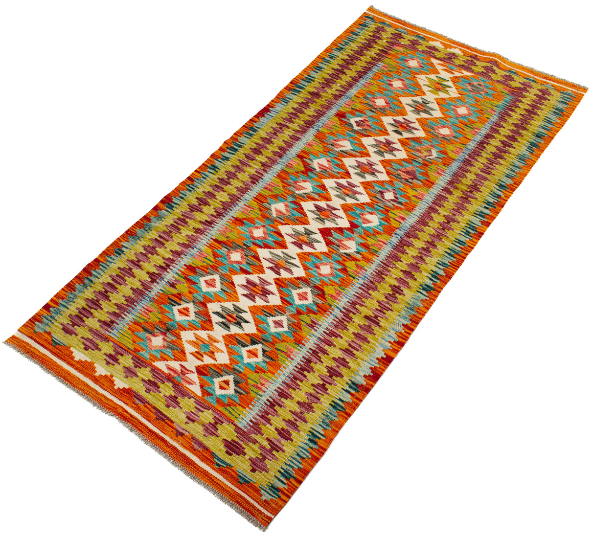 Kilim afegão | 196x92cm 