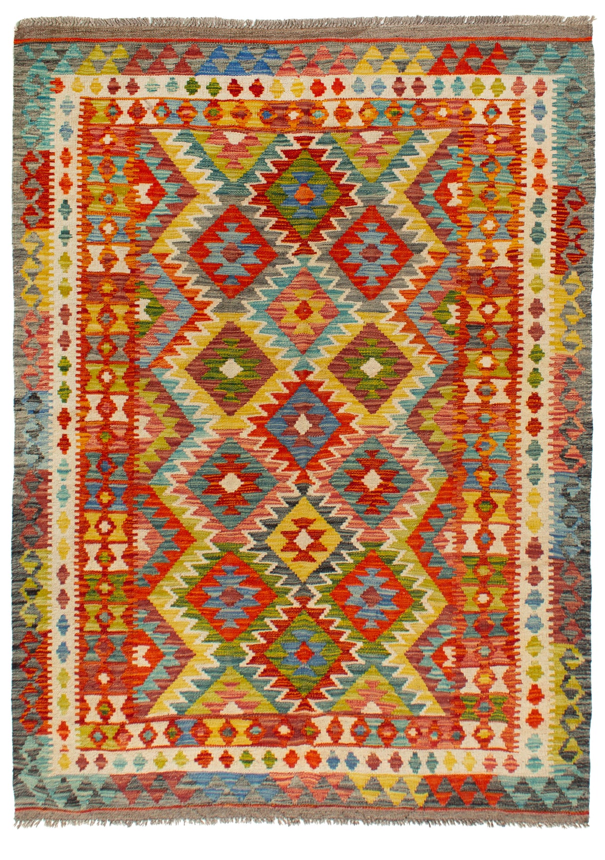 Kilim Afgano | 203 x 132 cm