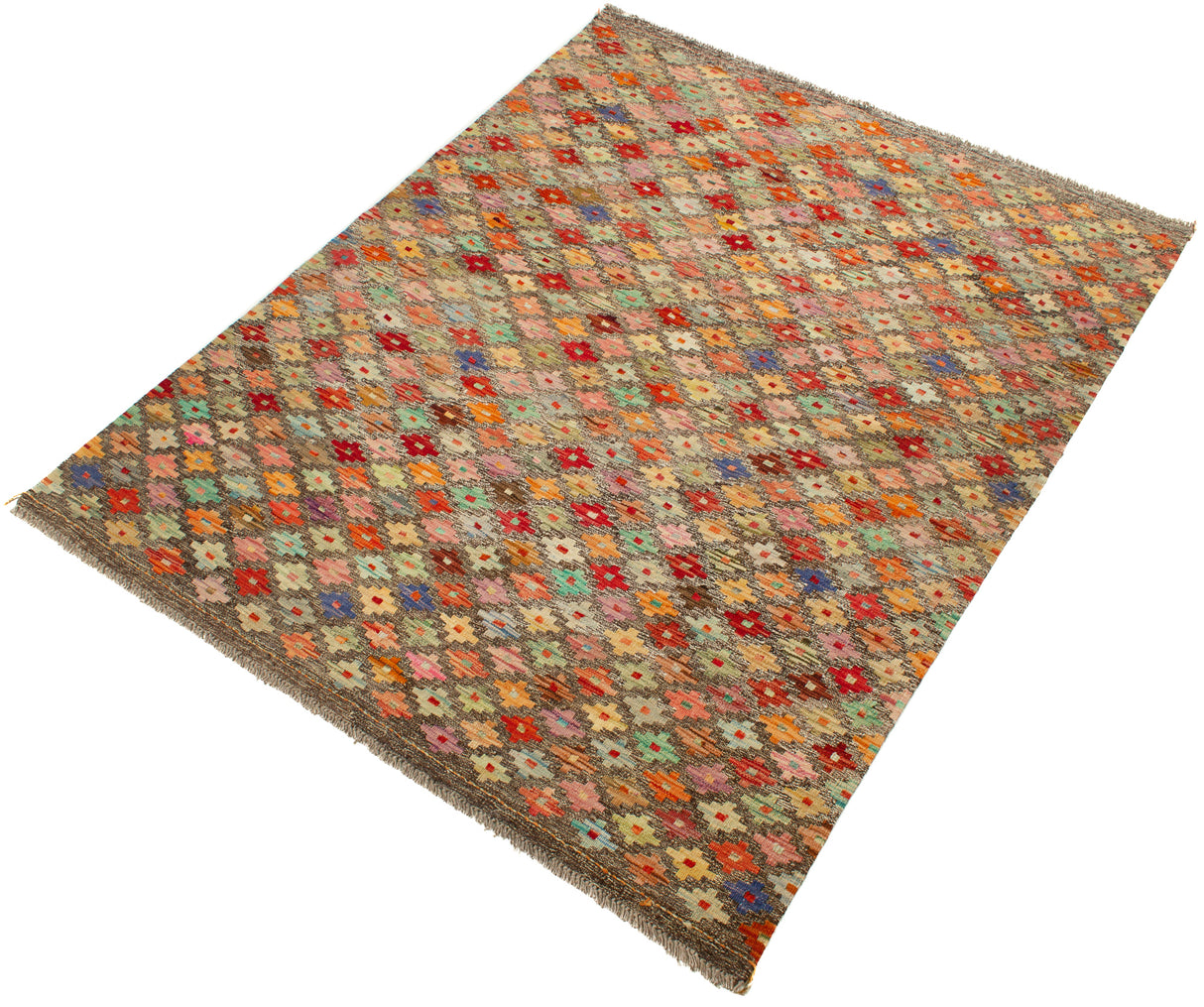 Kilim Moderno Afgano | 203 x 155 cm