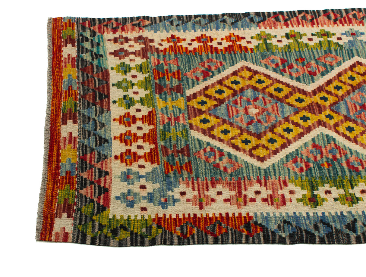 Kilim Afgano | 390 x 81 cm