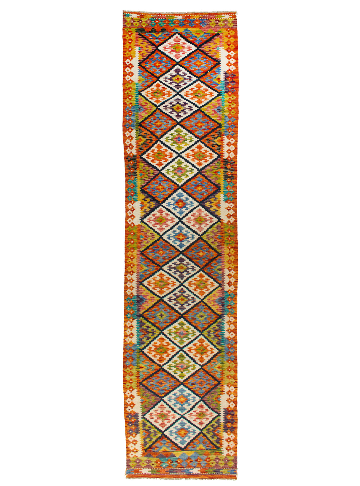 Kilim Afgano | 382 x 85 cm