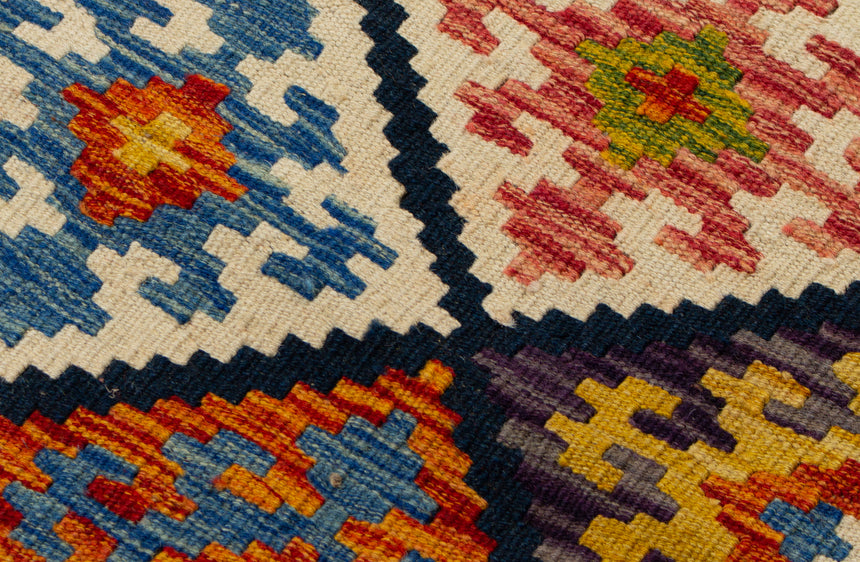 Kilim afegão | 382x85cm 