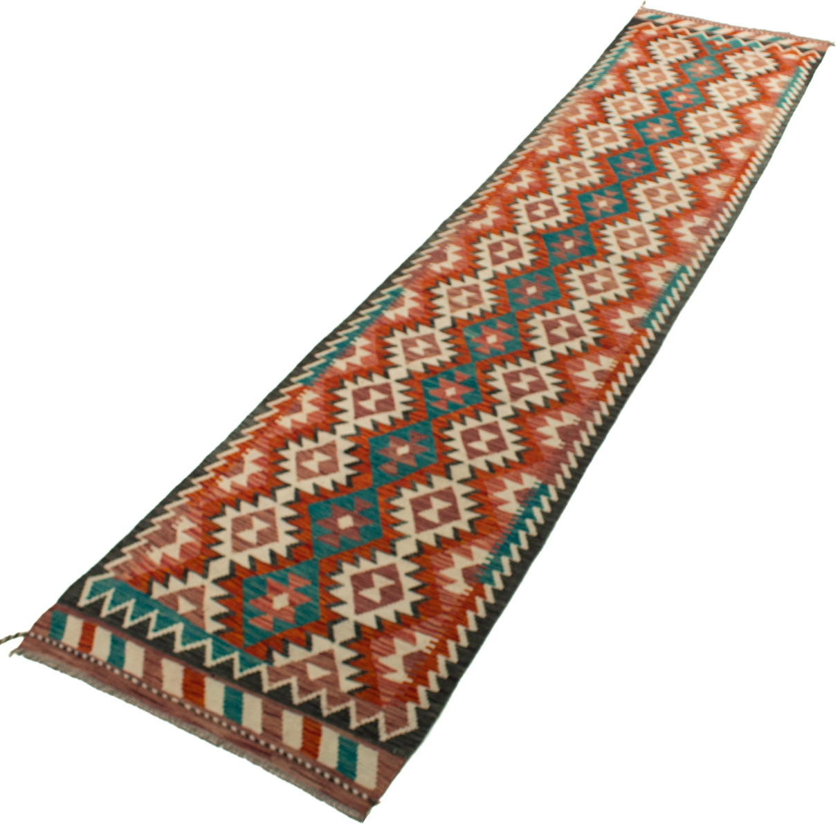 Kilim Afgano | 388 x 83 cm